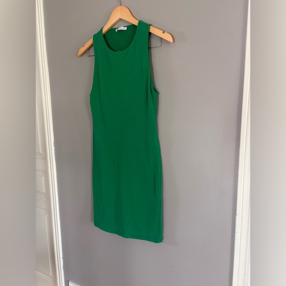 Zara Green Sleeveless Mini dress size L - Picture 2 of 10